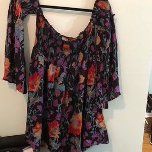 Urban outfitters off shoulder long sleeve dress